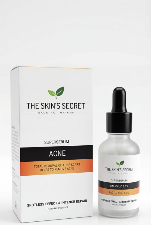 Anti Acne Serum 30ml bottle with box — The Skin's Secret